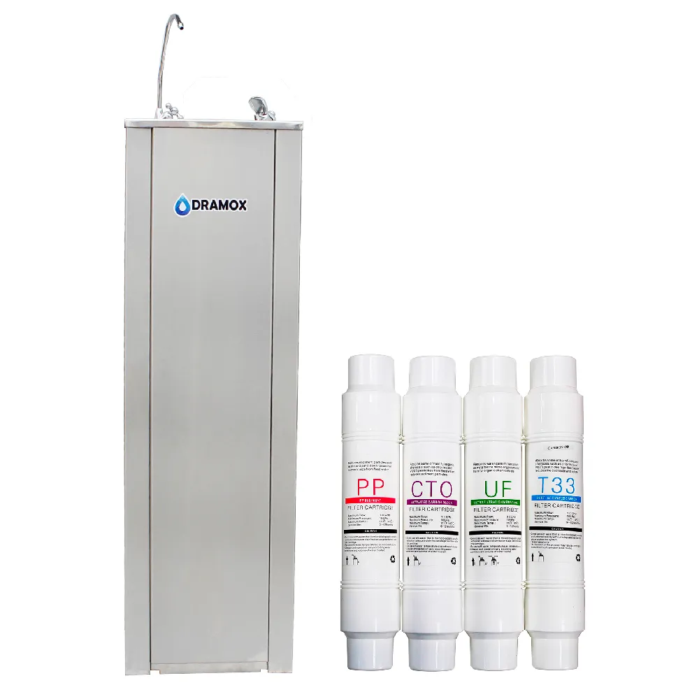 BEBEDERO DE AGUA CUADRADO CON 4 FILTROS